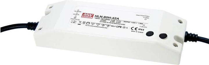 Produktbild MeanWell MEAN WELL HLN-80H-36A, 80 W, IP20, 90 - 305 V, 36 V, 61,5 mm, 181 mm