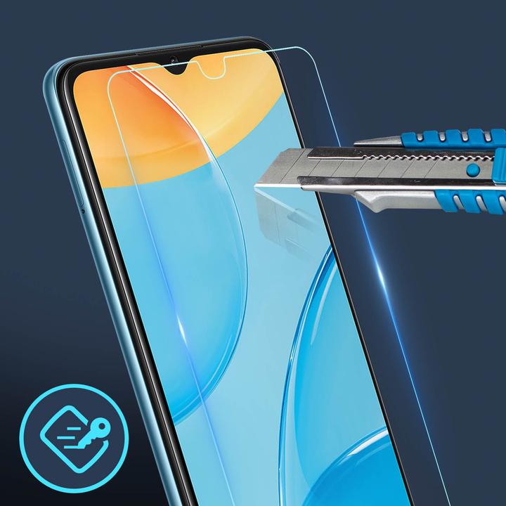 Actual product image Avizar Crystal clear film, glass screen protector (1 Piece, Oppo A54s)