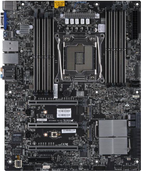 Produktbild Supermicro Server Mainboard LGA 2066/ATX/1XGb X11SRA-F bulk (LGA 2066, Intel C422, ATX)