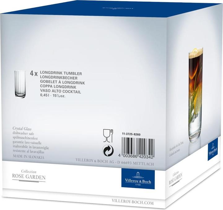 Actual product image Villeroy & Boch Wine & Champagne Glasses Boston Coloured (3 dl, 4 x, Long drink glasses)