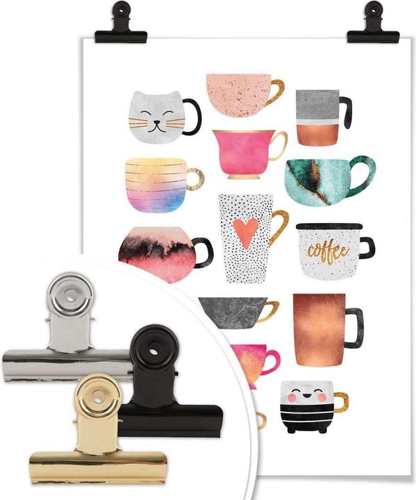 Produktbild Trenddeko Kaffeetassen: Buntes Allerlei (120 x 150 cm)