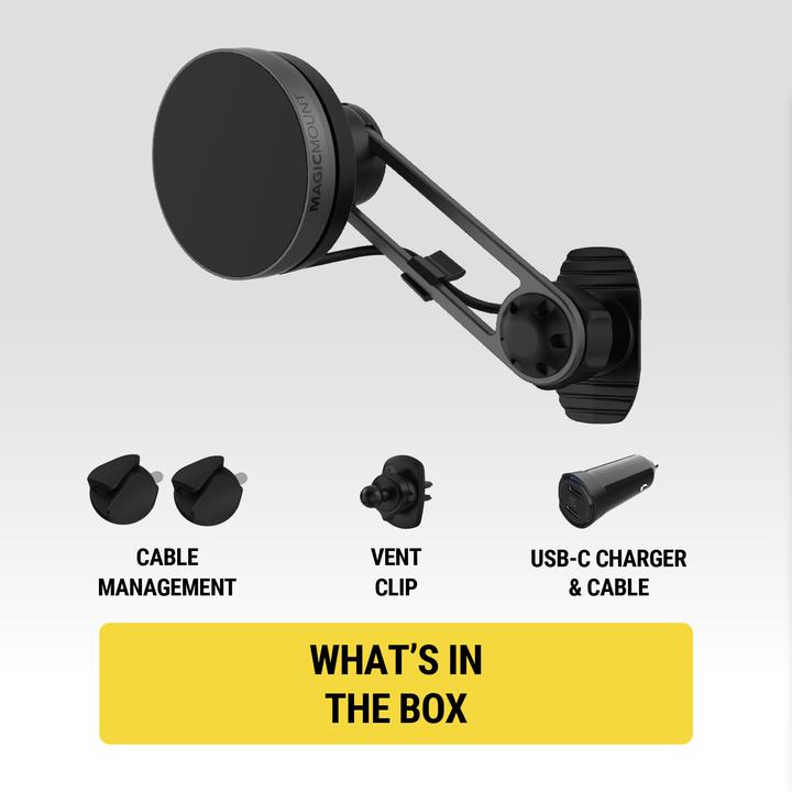 Actual product image Scosche magicMOUNT ELITE CHARGE 3-in-1 - Innovative magnetic