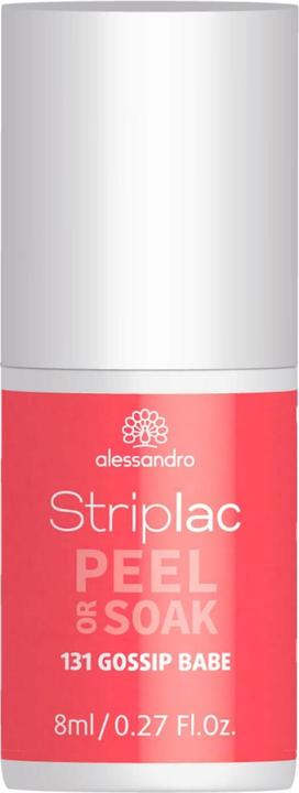 Immagine prodotto Alessandro Striplac Peel o Soak Gossip Babe 8 ml (Corallo, Arancia, Smalto pelabile)