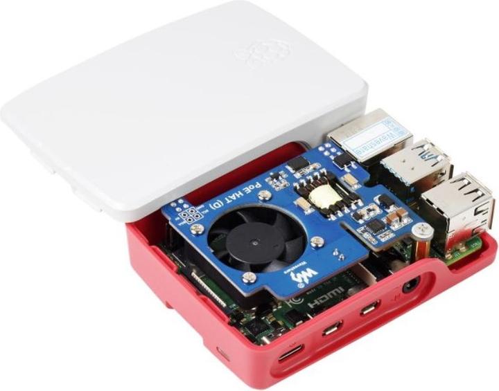 Produktbild WaveShare POE Power over Ethernet HAT D für Raspberry Pi