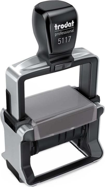 Actual product image Trodat Office stamp 5117, date stamp with 12 office texts, font height 4 mm