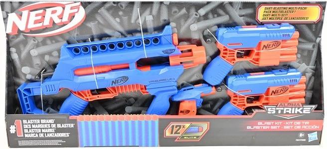 Actual product image Hasbro Nerf Alpha Strike Blaster Set F2699
