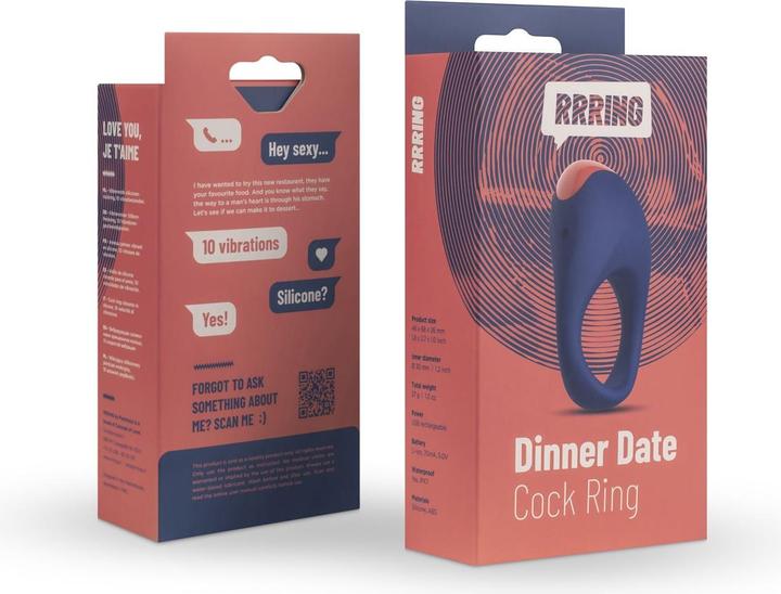 Produktbild FeelzToys RRRING Dinner Date Cock Ring (3 cm)