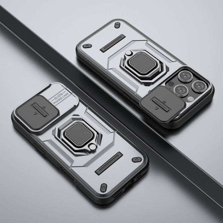 Actual product image Cover-Discount iPhone 16 Pro - Armor Case with kickstand (Apple iPhone 16 Pro)