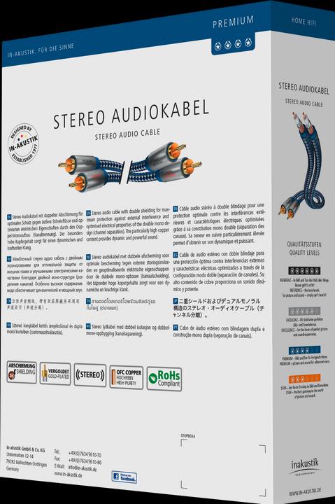 Produktbild Inakustik Premium Stereo-Verbindung (1.50 m, Cinch)