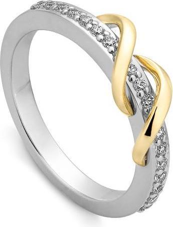 Breuning RING - BRILL. 0,228 Ct. H/si (57, 585/14 K Gold)