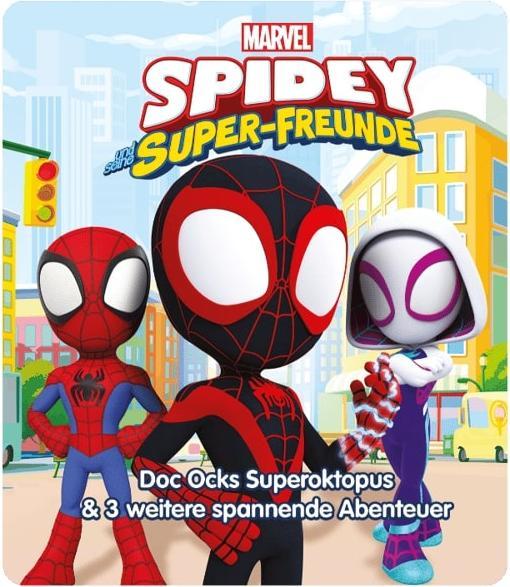 Actual product image Tonies Marvel Spidey and his super friends - Doc Ock's super octopus & 3 more exciting adventures (German)