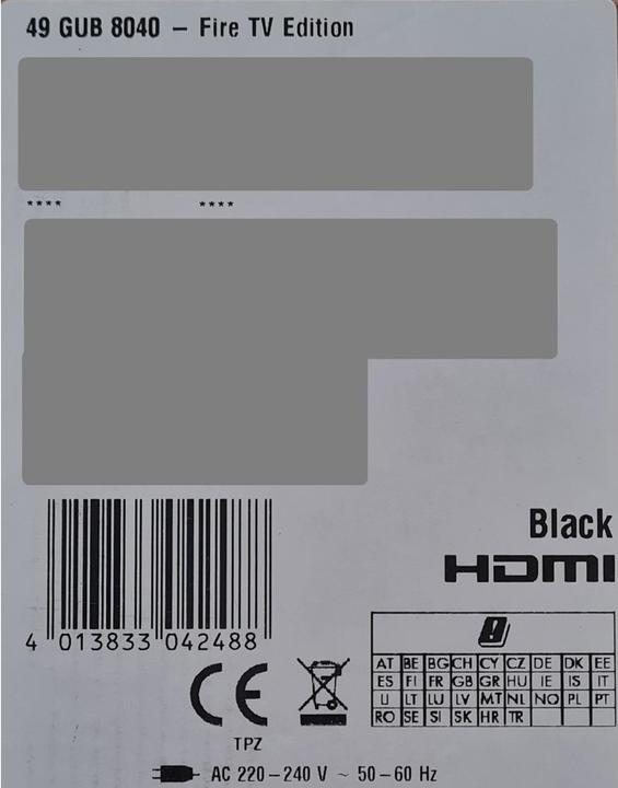 Immagine prodotto Grundig 49 GUB 8040 (49", LED, 4K, 2020)