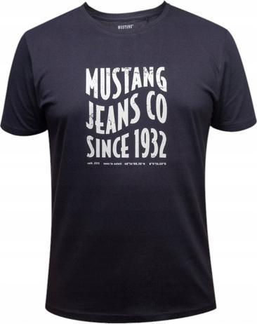 Actual product image Mustang T-Shirt Lounge Shirt Herren Marineblau (XXL)