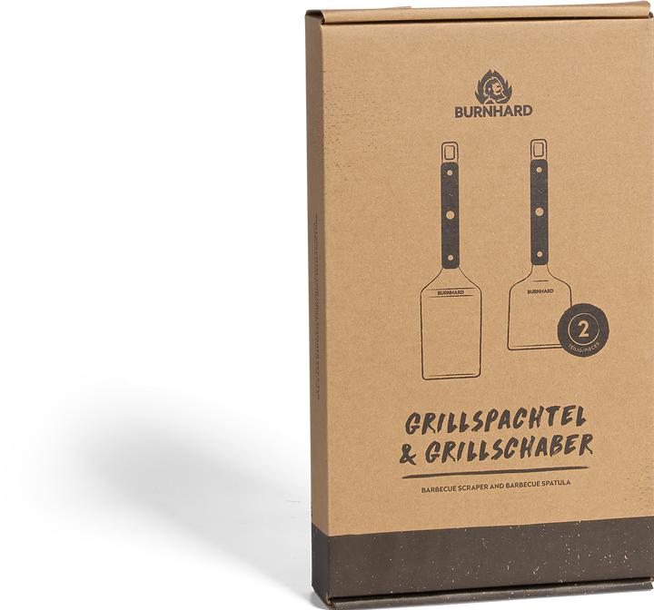 Actual product image Burnhard Grill spatula and grill scraper set