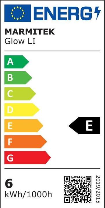 Energy Label Marmitek Smart me Glow LI (E27, 6 W, 650 lm, 1 x, E)
