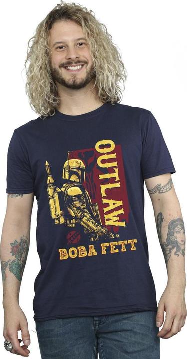 Produktbild Star Wars The Book Of Boba Fett Distressed Outlaw TShirt (5XL)