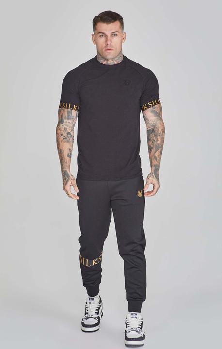Actual product image Siksilk T-Shirt Tech T-Shirt in Black (S)