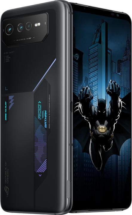 Actual product image ASUS ROG Phone 6 Batman Edition (256 GB, Black, 6.78", Dual SIM, 50 Mpx, 5G)