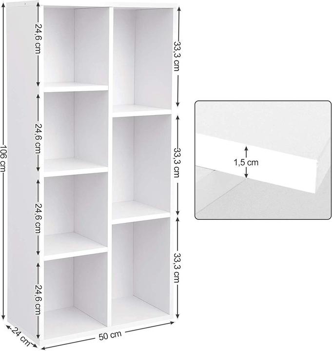 Produktbild Vasagle Linda (24 x 50 x 106 cm)