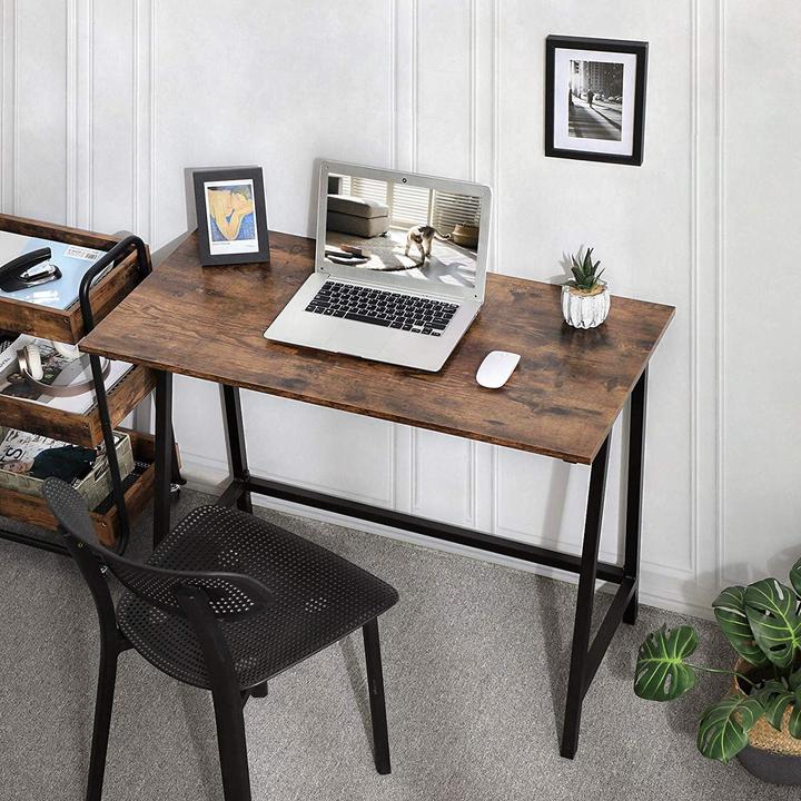 Actual product image Vasagle industrial computer desk