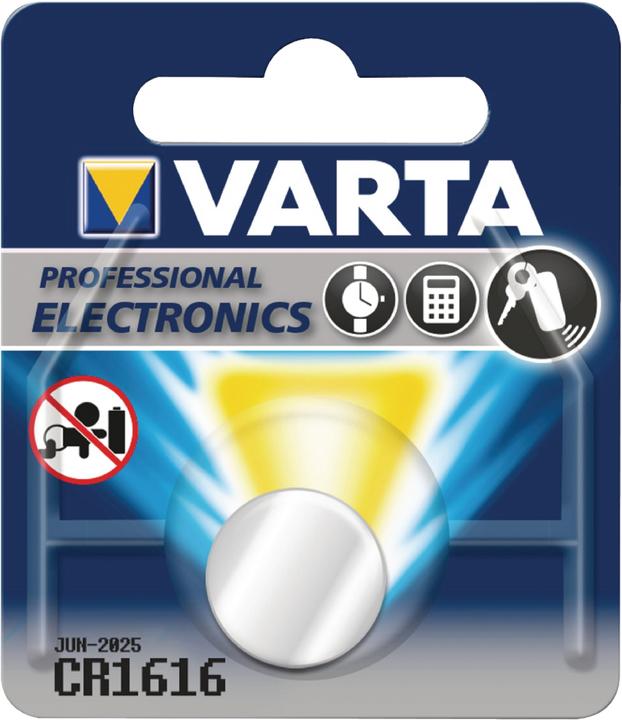 Actual product image Varta Electronics CR1616 (1 pcs., CR1616, 55 mAh)