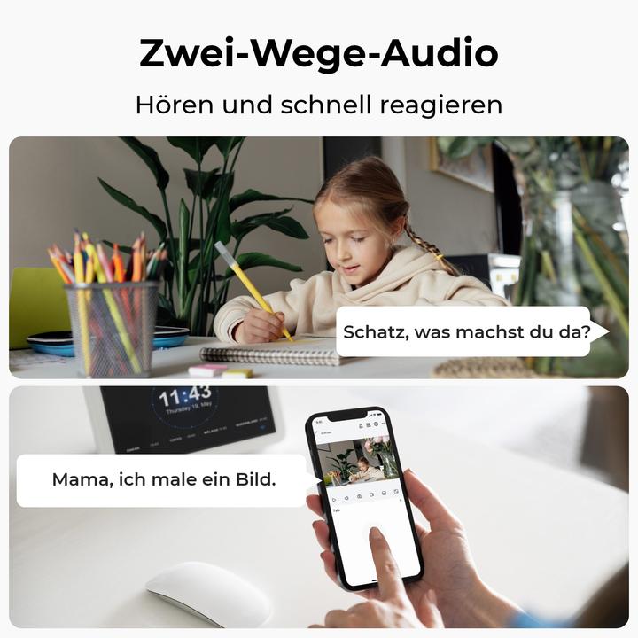 Produktbild Reolink E331 2K+/5MP PT-Indoor Wifi Kamera (2592 x 1920 Pixels)