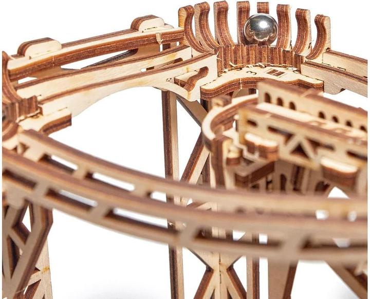 Image du produit Wood Trick Circuit de billes Galaxy - Kit de construction en bois 3D
