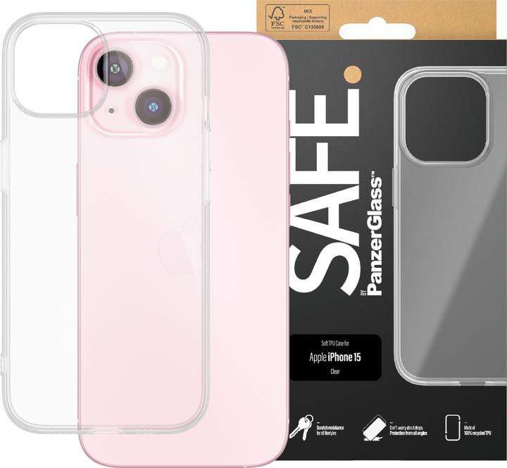 Productafbeelding PanzerGlass VEILIG. TPU iPhone hoesje 2023 6.1 (Apple iPhone 15)