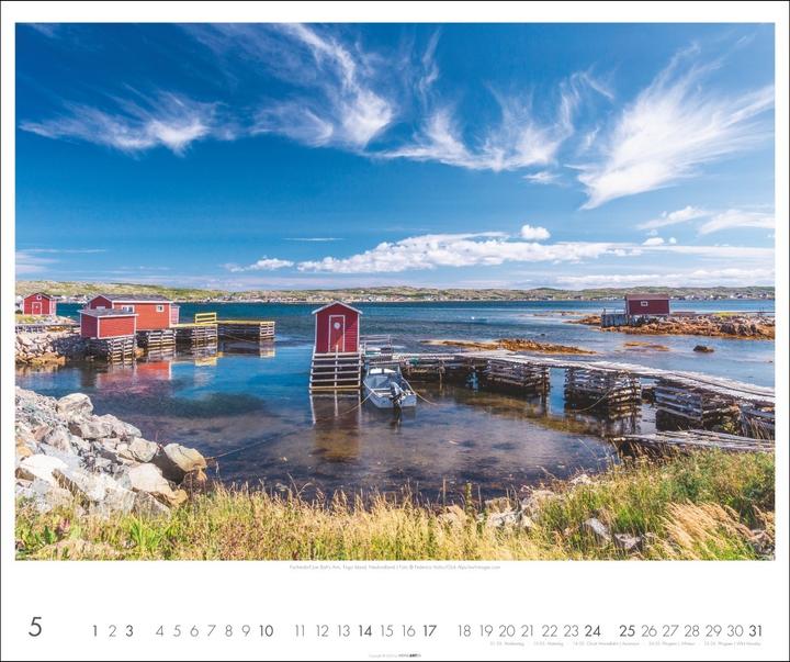 Actual product image Kanada Kalender 2026 - Der Ruf der Wildnis (55 x 46 cm, Hardcover, German)