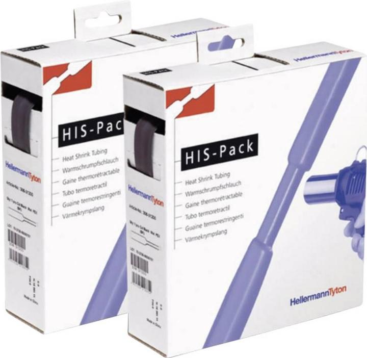 Actual product image HellermannTyton Heat shrink tubing without adhesive T (5 x)