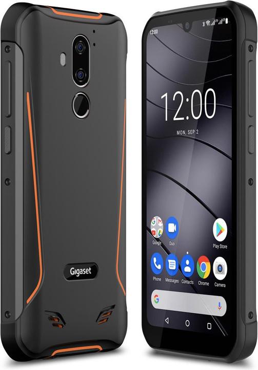 Actual product image Gigaset GX290 (32 GB, Black, Titanium Grey, 6.10", Hybrid Dual SIM, 13 Mpx, 4G)