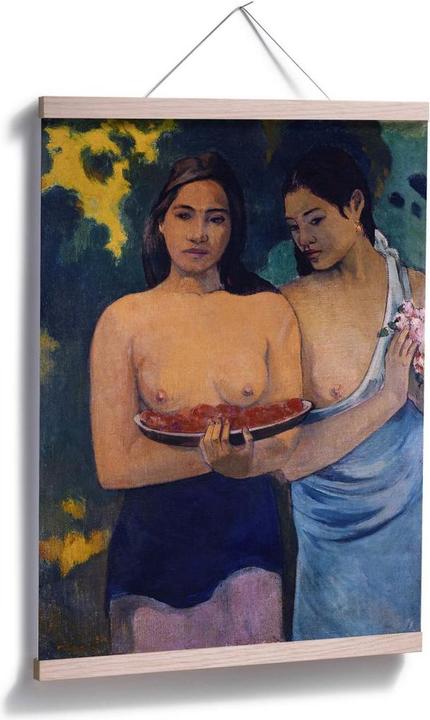 Produktbild Trenddeko Zwei Frauen von Tahiti (24 x 30 cm)