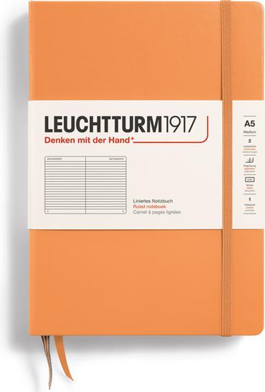 Produktbild Leuchtturm1917 Notizbuch Medium liniert (A5, Liniert, Harter Einband)