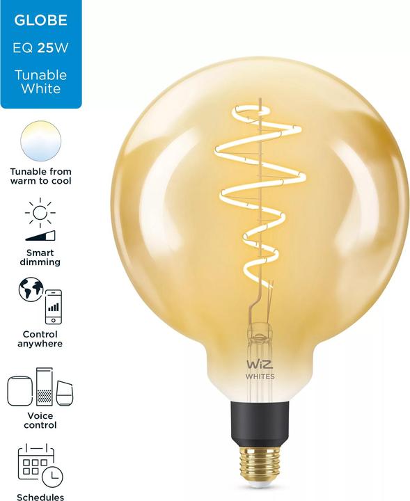 Produktbild WiZ Vintage (E27, 6.50 W, 390 lm, 1 x, E)