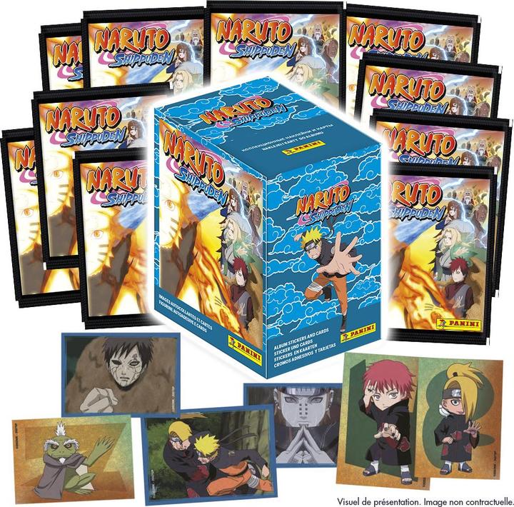 Image du produit Panini - Naruto Shippuden Pochettes 5 Stickers en Boite de 36