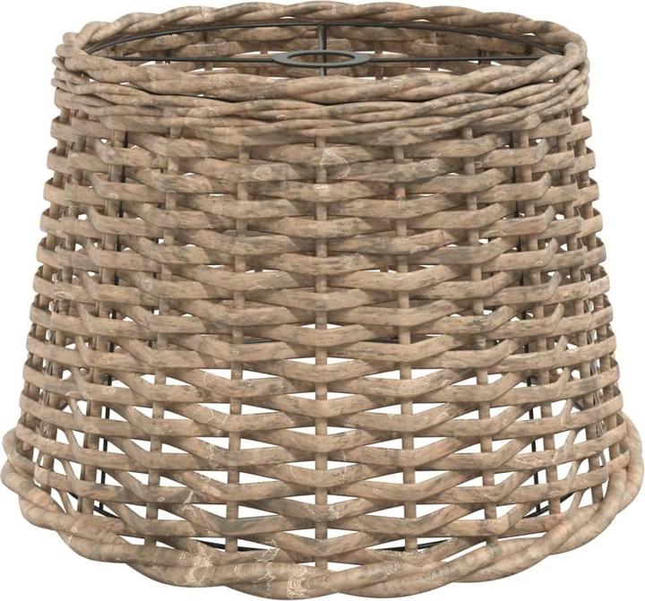 Produktbild VidaXL Lampenschirm Braun Ø40x26 cm Korbweide, Farbe: Braun