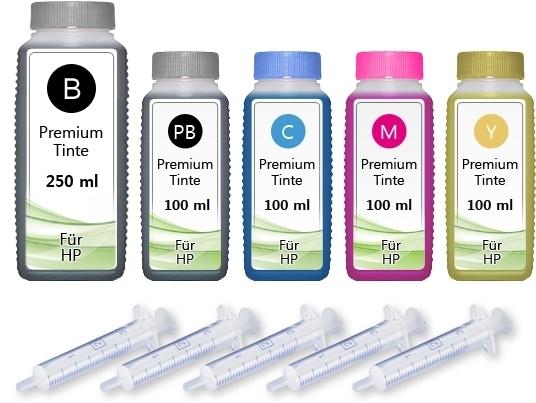 Image du produit Druckfuxx 650ml Nachfüll Tinte für HP-364XL DESKJET 3070A 3520 3522 3524 OFFICEJ