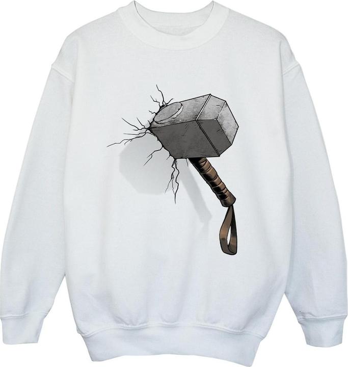 Marvel Thor Hammer Crack Sweatshirt Jungen