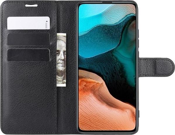 Actual product image MU Classic Litchi Leather Bookcover Series (Xiaomi Poco F2 Pro)