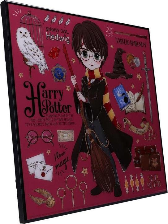 Produktbild Nemesis Now Harry Potter - "Chibi Harry" Crystal Clear Picture (32 x 32 cm)