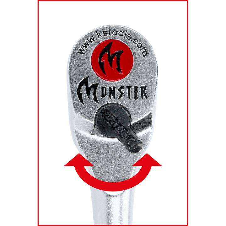 Actual product image KS Tools 1/4 Monster Bit Switch Ratchet (1/4")