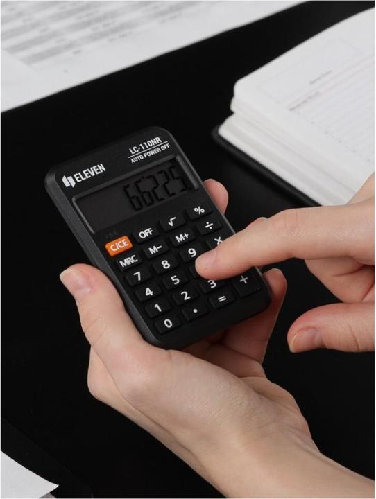 Image du produit Eleven Smart device pocket calculator LC110NR black