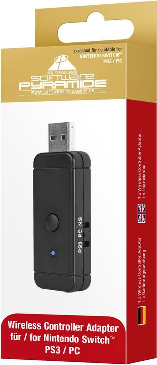 Produktbild Pyramide Wireless Controller Adapter (PS3, PS4, Switch, Xbox 360, Xbox One X, Wii U)