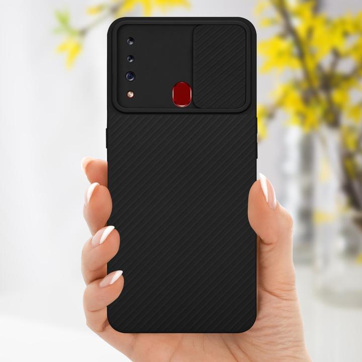 Actual product image Cadorabo Case for Samsung Galaxy A20s in TPU with camera protection LM009 Style (Samsung Galaxy A20s)