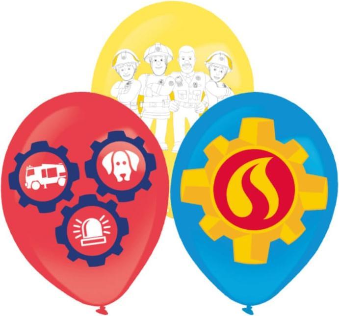Actual product image Amscan Balloon 6ST Firman Sam (6 x)