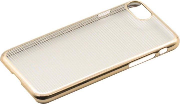 Actual product image Tellur Cover Hard Case for iPhone 7 Horizontal Stripes gold (Apple iPhone 7)