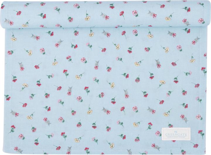 Greengate Lianca Tischläufer pale blue 140x45cm (140 x 45 cm)