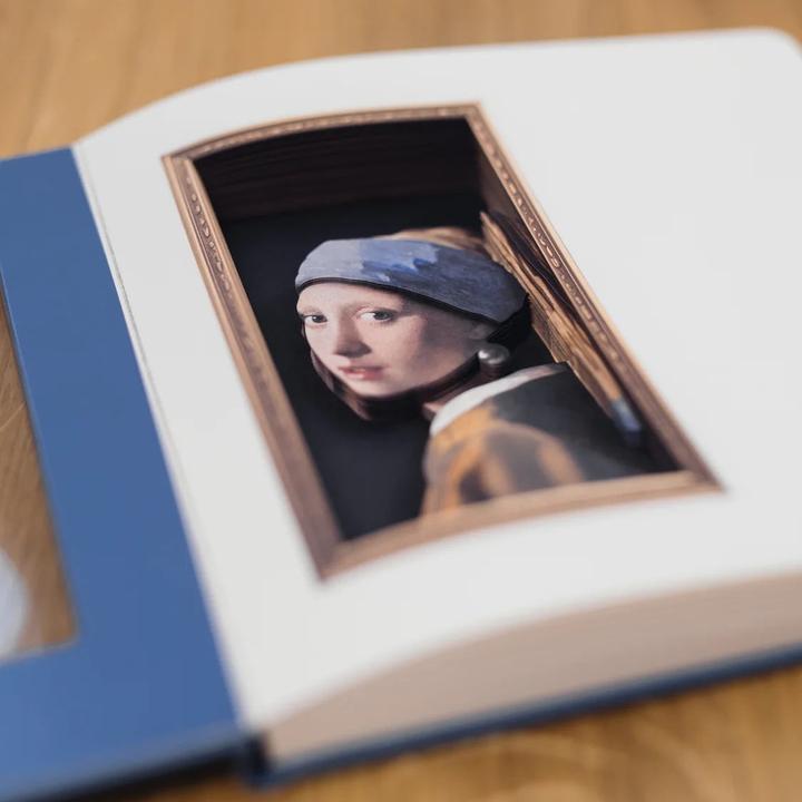 Produktbild Cartartem Jan Vermeer "Mädchen mit dem Perlenohrring" - 3D Notizbuch (Blanko, Harter Einband)