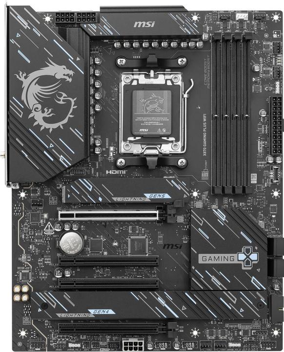 Produktbild MSI X870 GAMING PLUS WiFi (AM5, AMD X870, ATX)