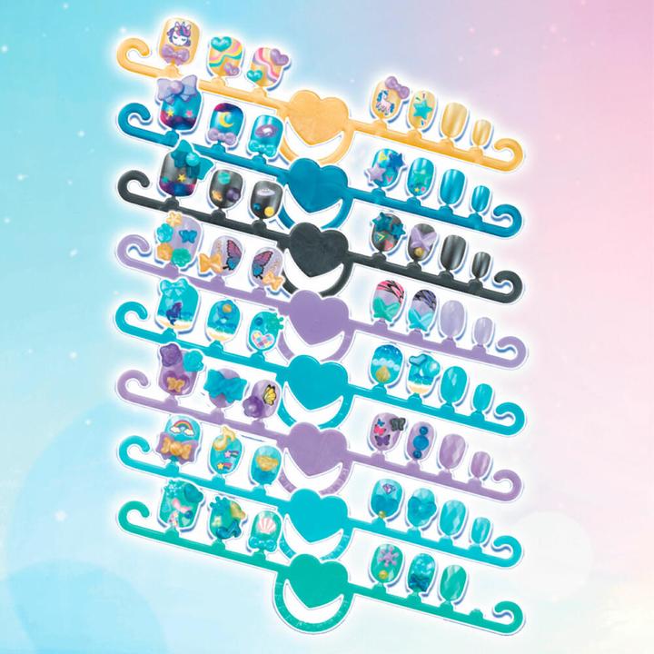 Actual product image Epoch Fingernails Refill Set blue/green (Artificial nails, Multicoloured)